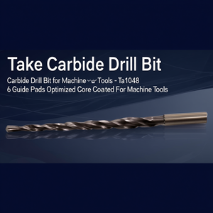 Foret en carbure Ttake Ta1048 à 6 plaquettes de guidage, revêtement optimisé pour les machines-outils - Product Image 3