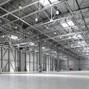 Estructura de Columnas y Vigas de Acero Prefabricadas para Grandes Edificios y Centros Logísticos en Arabia Saudita, Precio por Kg - Product Image 1