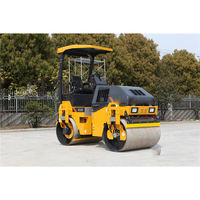 Nouvelle rouleuse vibrante à double tambour de 3 tonnes CLG6032E, compacteur d'asphalte hydraulique avec certification CE