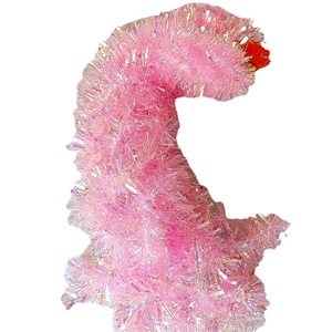공장 직매 2 m 다채로운 아이리스 컬러 줄무늬 크리스마스 웨딩 축제 장식 화환 장식 액세서리 - Product Image 5