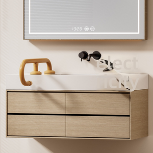 Main courante en résine pour lavabo de salle de bain, conçue pour les personnes âgées et les personnes handicapées, avec barrières antidérapantes sur le comptoir et le lavabo. - Product Image 6