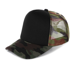 Tùy chỉnh Trucker Hat Camo Sao lưới trên mặt sau của mũ có thể điều chỉnh dây đeo SNAPBACK HAT 6-Panel in lưới trở lại Thể Thao Mũ - Product Image 2