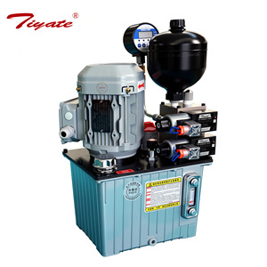 Unité hydraulique Tiyate TYT-EC4A0618 avec accumulateur et double électrovanne pour équipement automatisé - Product Image 2