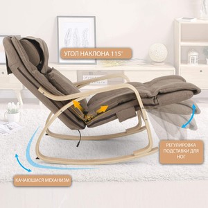 Silla de masaje <span class=keywords><strong>Shiatsu</strong></span> plegable, masajeador corporal con respaldo ajustable y calefacción trasera completa - Product Image 4
