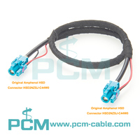 4+2Pin HSD to HSD Cable Assembly with Amphenol Original Connectors HSD2NZSJ-C44W0 LEONI DACAR 535 LVDS Cable