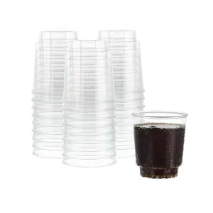 FREE SAMPLE Crystal Polystyrene Disposable PS Cup 6オンスPlastic Cup ClearためDrinking