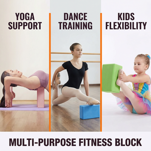 Bloques de <span class=keywords><strong>Yoga</strong></span> de Espuma EVA de Alta Densidad y Durabilidad, Ladrillos de Pilates Antideslizantes (23x15x6cm) <span class=keywords><strong>para</strong></span> Estiramiento y Posiciones Profundas en el Gimnasio en Casa - Product Image 5