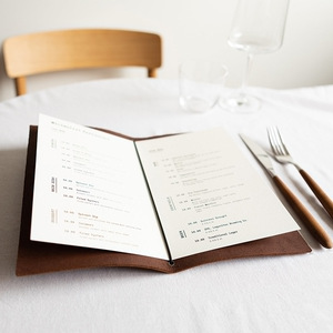Cubierta de Menú A5 de Cuero PU en Oferta, con Banda Elástica, Carpeta de Menú Vintage, Elegante Porta Menús para Cafetería, Restaurante y Hotel - Product Image 6