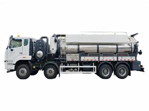 Sinotruk HOWO 8*4 Vactor Water Recycler SS Sewage Tank HPP Pompe haute pression électrique et télécommandée - Product Image 2