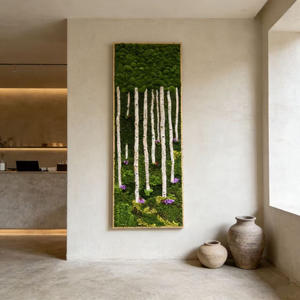 Yasuran – Cadre d'art mural en mousse naturelle préservée, fait main, écologique, durable (5-8 ans), pour la maison, le bureau, l'hôtel, luxe - Product Image 6