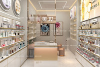 02-DYaS004 Aménagements de magasin de cosmétiques, vente en gros d'usine, design intérieur de magasin K-beauty pour la décoration de magasins de détail