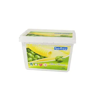 500 g kundendefinierte IML PP Plastik-Butter-Margarine-Speicherbehälter Honokage Butter-Margarine-Verpackung 500 G Butter-Margarine-Batter Cole