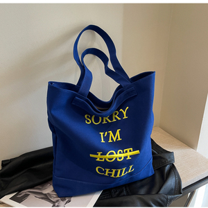 Hot Cotton Logo Color Heavy Weight Thick Shopping Tote Sac en <span class=keywords><strong>toile</strong></span> <span class=keywords><strong>Xxl</strong></span> personnalisé avec fermeture éclair - Product Image 4