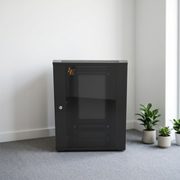 LE IP20 WD1 Rack de serveur 6U à double section assemblé, montage mural avec trous pour ventilateurs