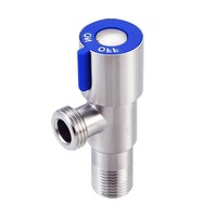 Robinet d'Angle de Contrôle d'Eau Commercial Fourni par l'Usine Raccords de Salle de Bain Cuisine 1/2 SUS 304 Robinet d'Angle de Toilette OEM