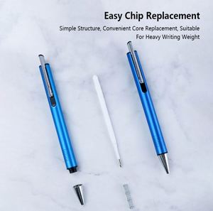 Custom Metal Aluminum Writing Ball Wholesale Personalized Advertising Ballpoint <b>Pen</b> With Logo - Product Image 3