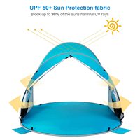 Tente de plage pour 3-4 personnes, parasol de sport, abri solaire instantané, tente pare-soleil, auvent pour bébé, tente de protection, construction gratuite
