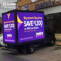 Écran LED programmable pour voiture, étanche, pour publicité extérieure sur toit de camion, directement de l'usine ALSON LED