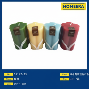 Set all'ingrosso di 48 candele Multicolor D7xH10cm per gli ordini all'ingrosso - Product Image 1