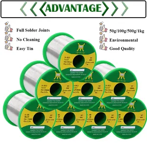 XHT Factory Supply Solder Wire 63/37 60/40 55/45 Good Quality Soldering Wire Tin Wire 40% Sn 60%pb 1pound 454g /roll 0.62mm