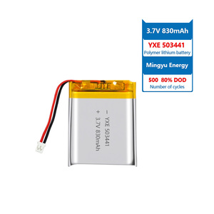 공장 OEM/ODM <span class=keywords><strong>3.7V</strong></span>/830mah 리틀 파우치 충전식 리튬 폴리머 배터리 소비자 전자 제품 모델 503441 - Product Image 1