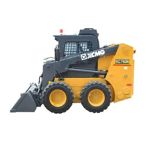 Shanghai supplier XC740K mini skid steer loader with hedge trimmer for sale in india