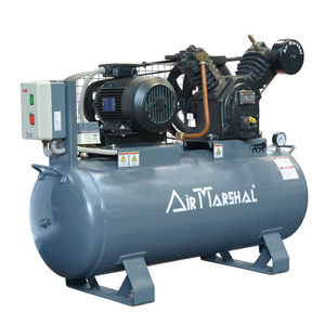 Compresor de Aire de Pistón Industrial Accionado por Correa, 8 Bar, 220 V, 3 Cilindros, Compresor Portátil para Uso en Talleres - Product Image 3