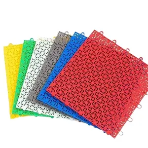 Pavimentazione Modulare Moderna per Campi da Basket e Pallavolo, Interni/Esterni, in Plastica, Design a Incastro, Durevole, Impermeabile, Modello <span class=keywords><strong>3D</strong></span> - Product Image 4