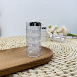 Échantillons gratuits Emballage écologique de crème pour le visage pot cosmétique en plastique - Product Image 1