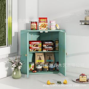 Boîte à pain en bois Yu Rui à 2 niveaux, anti-poussière, armoire de rangement de cuisine pour produits alimentaires - Product Image 4