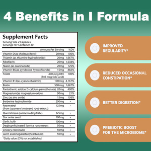 Hoang Dã thảo dược Trọng lượng cân bằng chiết xuất với quercetin lạnh ép chế độ ăn uống bổ sung cho sức khỏe đường ruột phẳng Tummy-Chai Emma - Product Image 2