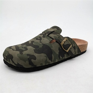 <span class=keywords><strong>Mules</strong></span> et sabots d'intérieur/extérieur pour femmes en similicuir suédé vert militaire de haute qualité avec soutien de la voûte plantaire en <span class=keywords><strong>cuir</strong></span> de vachette - Product Image 3