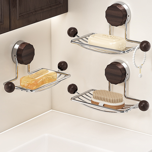 Scaffali da bagno a parete porta Gel doccia porta spugna portasapone per WC e articoli da toeletta senza perforazione - Product Image 1