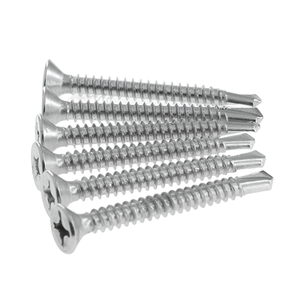 DIN <span class=keywords><strong>7504P</strong></span> CSK Tornillos autoperforantes planos Cruz para metal Acero inoxidable Tamaño de rosca de grado Medición métrica/pulgada - Product Image 4