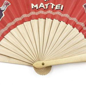 Abanico de Mano Plegable de Madera Clásico con Impresión de Logotipo Personalizado al por Mayor, para Promociones, Bodas Españolas, Año Nuevo, Halloween, Navidad y Otras Ocasiones - Product Image 3
