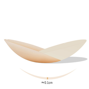 2024 personnaliser la boîte Stock ventes respirant sans couture hypoallergénique adhésif réutilisable lavable Silicone Gel TPU mamelon couverture - Product Image 3