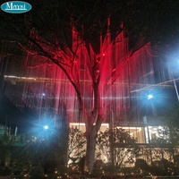 RGBW Changement de Couleur Fibre Optique Arbre Lumières Paysage Extérieur Fibre Optique Avatar Arbre Éclairage