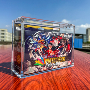 RAY YI Boîte d'appoint magnétique résistante aux UV OP-01 réimpression anglaise Tcg <span class=keywords><strong>One</strong></span> <span class=keywords><strong>Piece</strong></span> Boîte de présentation en acrylique - Product Image 5