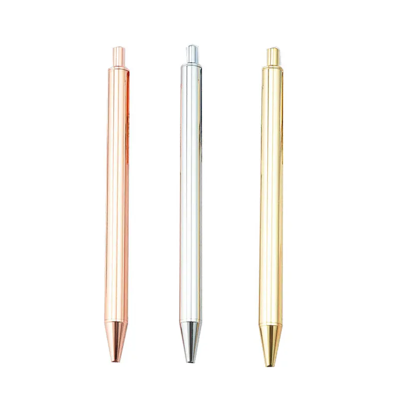 Hot Sale Metal Pen New Stainless Steel Pen Gel Ink DIY Pens Blanks