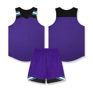 团队运动服聚酯快干湖人廉价篮球詹姆斯球衣上衣t恤制服 - Product Image 4