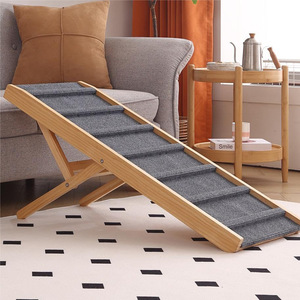<span class=keywords><strong>Escalera</strong></span> Rectangular Moderna Plegable de Madera para Perros, Tabla Rascadora, Sofá Portátil para Uso en Interiores, Sala de Estar, Dormitorio, para Mascotas - Product Image 2