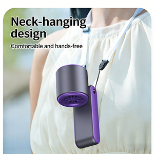 New <b>handheld</b> folding cooling USB <b>fan</b> rechargeable suitable for student dormitories brushless motor - Product Image 3