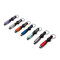 Cadeaux promotionnels : Mini porte-clés chargeur rapide 60W, câble de données tressé 6-en-1 Type-C vers C pour téléphone