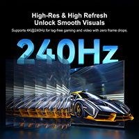 Câble HDMI 2.1 tressé de qualité supérieure 48 Gbps 8K 60Hz 4K 120Hz Mâle-Mâle pour Ordinateur Portable, Console de Jeu, Projecteur
