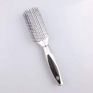 Ensemble de brosses à cheveux galvanoplastie argent pour salon de <span class=keywords><strong>coiffure</strong></span> brosse à cheveux démêlante avec logo vente en gros - Product Image 5
