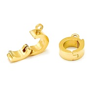 Fermoir à ressort en acier inoxydable plaqué or F147, multi-usages, ouvrable, pour bijoux, collier, bracelet, fabrication de bijoux DIY