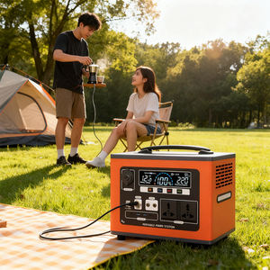 Station d'alimentation portable au lithium ternaire à onde sinusoïdale pure, double entrée solaire, port aviation XT90, charge rapide, 2500+ cycles - Product Image 6