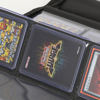 Offre Spéciale LESHINY LXCB01 Album de Collection de Cartes de Baseball en Cuir PU 35pt 3x4 avec 9 Poches pour Cartes Gradées et Top Loaders