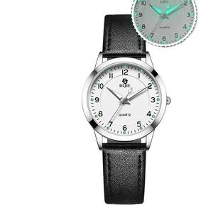 Reloj con movimiento de cuarzo de estilo universitario para hombre con correa de cuero Accesorio de moda de alto valor para estudiantes y <span class=keywords><strong>funcionarios</strong></span> públicos - Product Image 1