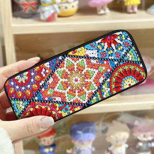 DIY diamante pintura gafas caso <span class=keywords><strong>Mandala</strong></span> 5d forma especial taladro diamante pintura gafas caja de almacenamiento - Product Image 6